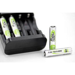 Pile ansmann aaa 550 mAh NiMH 1,2 v (lot de 4)