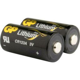Gp Batteries GPCR123A Pile photo CR-123A lithium 1400 mAh 3 v 2 pc(s) Y860192