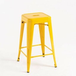 Tabourets Bas - Tabouret Mel Bas - Jaune - Jaune