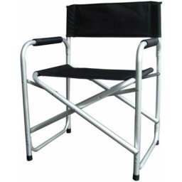 Hyfive - Administration Président de Pliage en Aluminium avec siège Noir Bras Camp