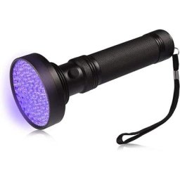 Lampe de Poche uv Lampe de Torche 100 LEDs Ultra Violet pour Animal Domestique d'urine Détecteur de