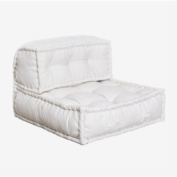Sklum - Canapé Modulable en Coton Yebel Blanc - Blanc