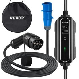 Vevor - Chargeur ev Portable 7,4 kW Chargeur Voiture electrique 250 v Cable Recharge Type 2