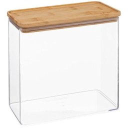 Boîte de conservation rectangulaire couvercle bambou Eske 3L - 5 five simply smart - Bambou