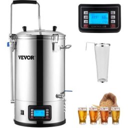 Cuve de Brassage 30 l Systeme de Brassage de Biere Tout-en-Un Pot 35 l Inox Cuve de Fermentation