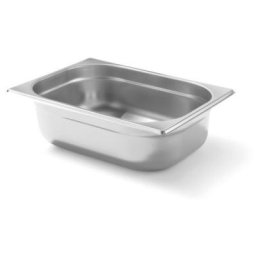 Fourniresto - Bac Gastronorme gn 1/2 - 6,5 l - p 100 mm - Argent / Inox