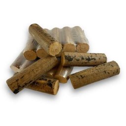 Bûches compressées hêtre, 3x plus performantes, écologiques, pour poêles et inserts - Paquet de 15