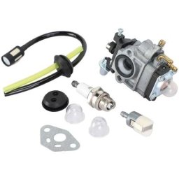 Kit de carburateur de Tondeuse à Gazon en Aluminium Ligne de Filtre de Bougie d'allumage pour TH23
