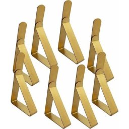 Pinces à Nappe 8 Pièces Nappe Clips Pinces pour Nappe de Table Pince Nappe Clip Exterieur Ajustable