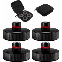 4 Pièces Jack Pad Bloc Compatible with Tesla Model 3/Y/S/X, Coussinet de Levage en Caoutchouc avec