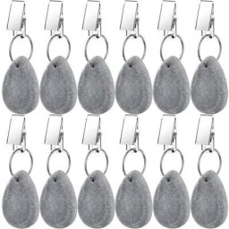 12 Pièces Poids de Nappe Nappe Pendentif Forme de Larme Couverture de Table Poids Poids de Table en