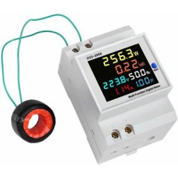 D52-2066 Compteur multifonction sur rail din Affichage lcd Tension Courant Fréquence de puissance