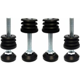 Cyclingcolors - 4x embout rentrant rond ø 32 mm avec vis de réglage pied meuble chaise étagère table