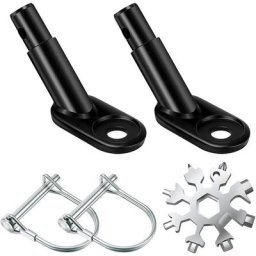 2 Jeux Coupleur de Remorque de Vélo Connecteur en Aicer Attache Remorque de Vélo Adaptateur