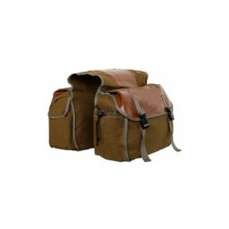 Sac de vélo rétro porte-bagages Double sac de siège arrière pour vélo moto