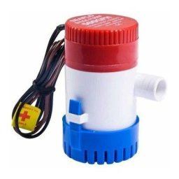 Furwoo - 1pcs Pompe de cale de bateau entièrement submersible de 1100 Gph, pompe à eau de cale 12v