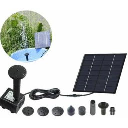 Fontaine de bain d'oiseau de 1,4 w, kit de panneau de pompe à eau à énergie solaire maxin Pompe à