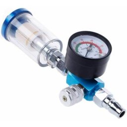 Pistolet régulateur de pulvérisation pneumatique Manomètre 1/4 avec piège à eau en ligne Séparateur