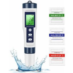 Serbia - ph tds Meter, testeur de qualité de l'eau 5 en 1 PH/TDS/EC/SEL/température tds mètre lcd
