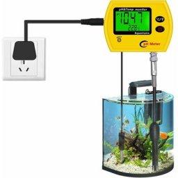 Kit 2 en 1 testeur de pH et de température de l'eau en continu avec électrode de pH bnc remplaçable
