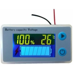 Blue Dream - Voltmètre Multifonction 10-100V lcd De Capacité De Batterie Avec Affichage De La