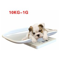 Alwaysh - Pèse-Personne Numérique Pour Bébé Ou Animaux Jusqu'À 10 Kg Style Balance Blanche