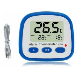 Thermomètre numérique pour réfrigérateur et congélateur avec aimant et support Thermomètre de