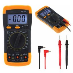 A830L Multimètre numérique lcd ac/dc Ampèremètre Voltmètre Testeur Mètre avec rétroéclairage