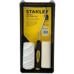 Stanley - Set Painter avec 2 rouleaux 10cm et bac à peinture Peindre les murs de la maison
