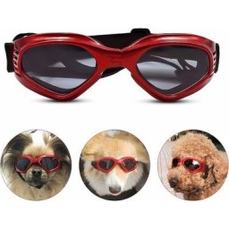 Lunettes de soleil pour chien, sangle réglable pour lunettes de soleil uv, protection imperméable