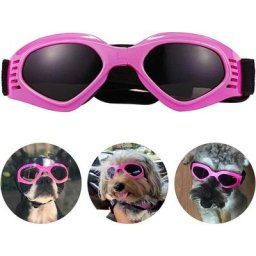 Lunettes de soleil pour chien, sangle réglable pour lunettes de soleil uv, protection imperméable