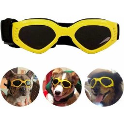 Lunettes de soleil pour chien, sangle réglable pour lunettes de soleil uv, protection imperméable