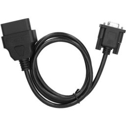 16Pin OBD2 à RS232 DB9 connecteur de cble d'extension d'adaptateur d'interface de Diagnostic de