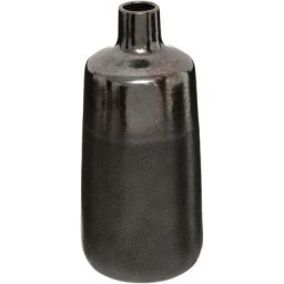 Vase Flower - céramique - H24 cm Atmosphera créateur d'intérieur - Noir