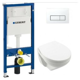 Pack Bati support Geberit et wc suspendu Villeroy & Boch newo Compact