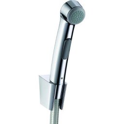 Hansgrohe - Ensemble support mural et douchette bidette avec flexible de douche 125 cm rouge doré