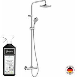 Hansgrohe - Colonne douche thermostatique Vernis Blend 2 jets chromé + nettoyant