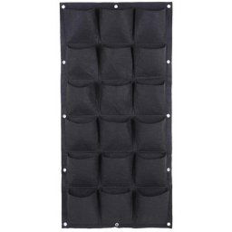 Sac à planter Mur vert 18 poches sac de plantation poche jardinière murale verticale jardin balcon