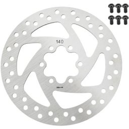 Disque de frein de Scooter électrique de 140mm disque de frein de 6 trous d'acier inoxydable avec 6