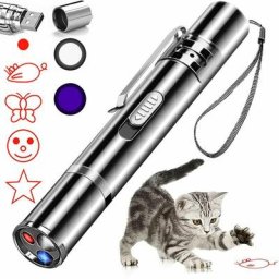 Chat Laser Jouet Pointeur De Lumiere Led Rouge Jouets Interactifs Pour Chats D'Interieur Chiens
