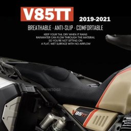 Juste de Protection de Siège de Moto pour Guzzi V85TT 2019-on Tissu en Nylon Respirant et