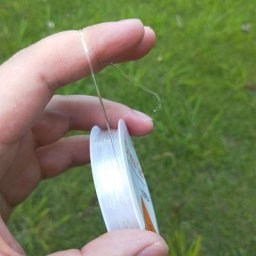 Ligne de cristal élastique commissionnée transparente ULde perles ficelle ficelle fil bracelet