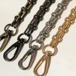 Sangle de rechange en métal JO-DIY pour sac à main poignée de sac à main acier or argent
