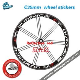Autocollants de roue de vélo de route C35 décalcomanies de haute qualité 35mm de profondeur de