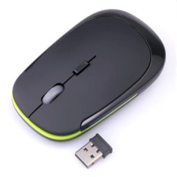 Souris sans fil Ultra-fine 2.4 dpi 1600 ghz Bluetooth pour Pc Gamer ordinateur de bureau et