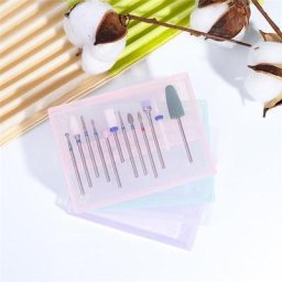 Boîte de rangement pour forets de nail art présentoir conteneur multifonction 1 pièce