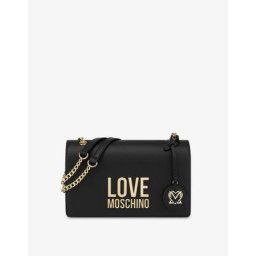 Moschino Sac Porté Épaule Gold Metal Logo