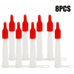 Wahaison - De Rechange Silicone Tube Nozzles Buse Calfeutrer Caps Refermable Cartouche De Rechange