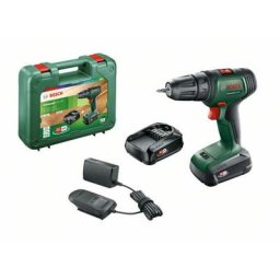 Bosch - sans fil 18V perceuse à deux vitesses se combinent graines 18V / 2x batterie 1,5 Ah valise