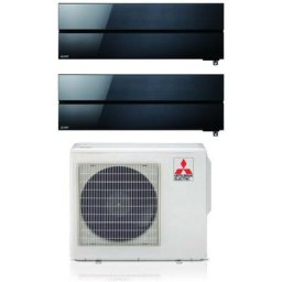 Mitsubishi - electric dual split climatiseur inverter série kirigamine style msz-ln 12+18 avec